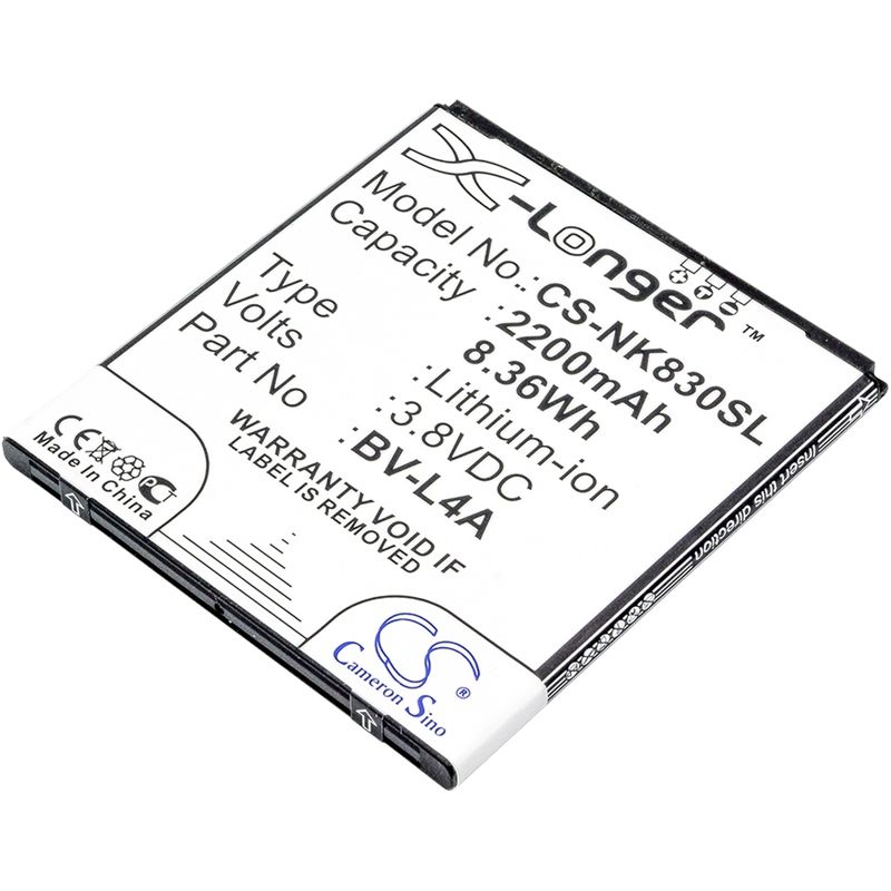 Li-ion Battery Fits Microsoft, Lumia 540, Lumia 540 Dual Sim, Lumia 830 3.8v, 2200mah Mobile & SmartPhone Cameron Sino Technology Limited
