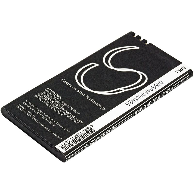 Li-Polymer Battery fits Microsoft, lumia 550, lumia 730, lumia 730 dual sim 3.8V, 1900mAh Mobile & SmartPhone Cameron Sino Technology Limited