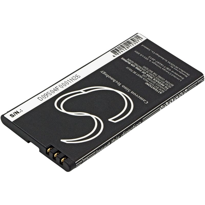 Li-Polymer Battery fits Microsoft, lumia 550, lumia 730, lumia 730 dual sim 3.8V, 1900mAh Mobile & SmartPhone Cameron Sino Technology Limited