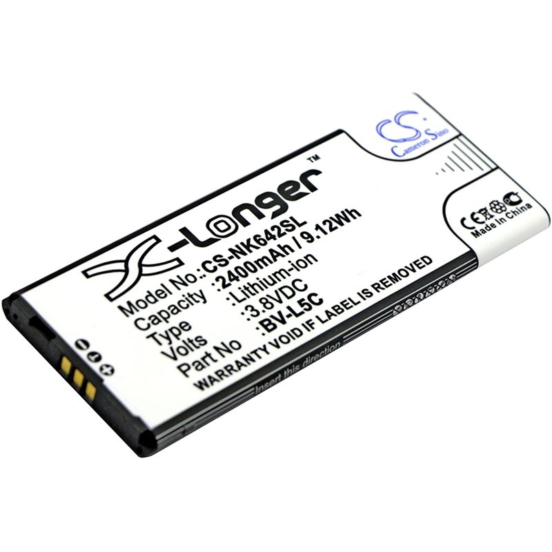Li-ion Battery Fits Microsoft, Lumia 640 Dual Sim, Lumia 640 Lte, Nokia 3.8v, 2400mah Mobile & SmartPhone Cameron Sino Technology Limited