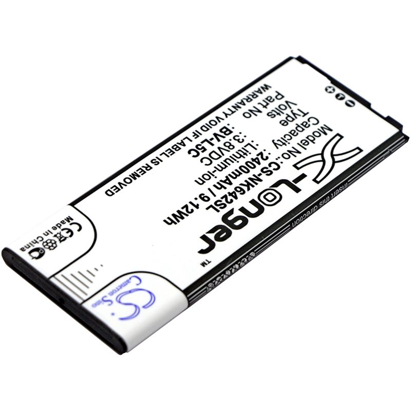 Li-ion Battery Fits Microsoft, Lumia 640 Dual Sim, Lumia 640 Lte, Nokia 3.8v, 2400mah Mobile & SmartPhone Cameron Sino Technology Limited