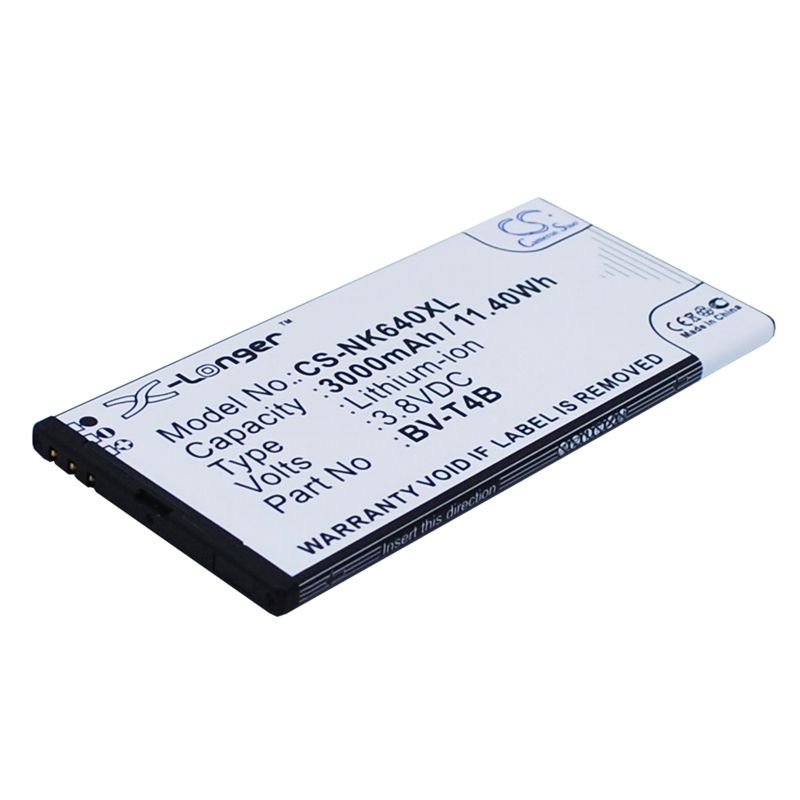 Li-polymer Battery Fits Microsoft, Lumia 640 Xl, Rm-1062, Rm-1063 3.8v, 3000mah Mobile & SmartPhone Cameron Sino Technology Limited