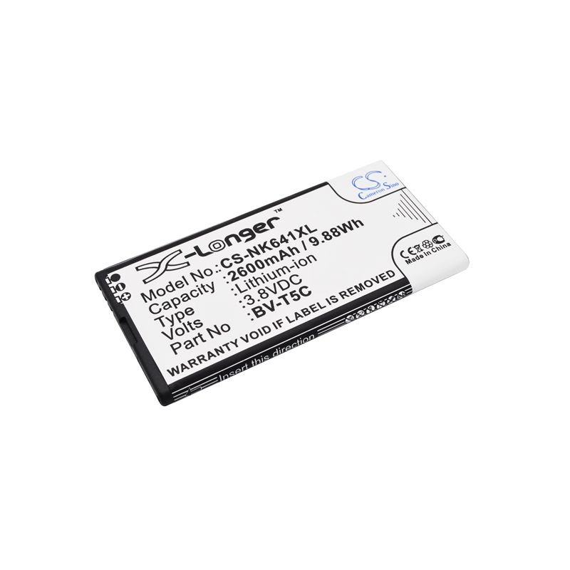 Li-ion Battery Fits Microsoft, Lumia 640, Rm-1073, Nokia 3.8v, 2600mah Mobile & SmartPhone Cameron Sino Technology Limited