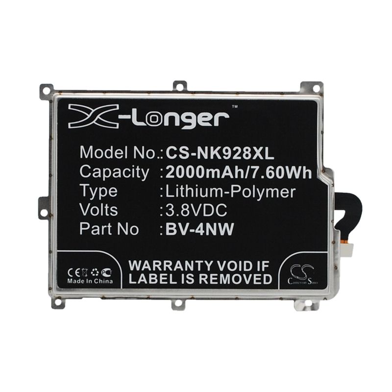 Li-Polymer Battery fits Microsoft, lumia 928, rm5250, rm860 3.8V, 2000mAh Mobile & SmartPhone Cameron Sino Technology Limited