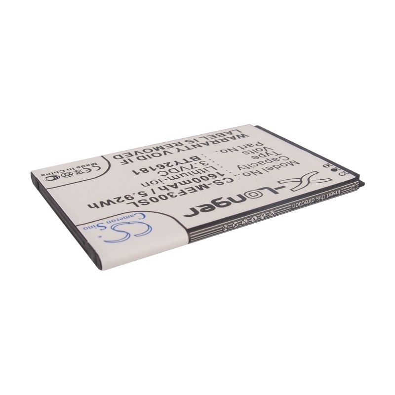 Li-ion Battery fits Mobistel, cynus f3, mt-7511, mt-7511s 3.7V, 1600mAh Mobile & SmartPhone Cameron Sino Technology Limited