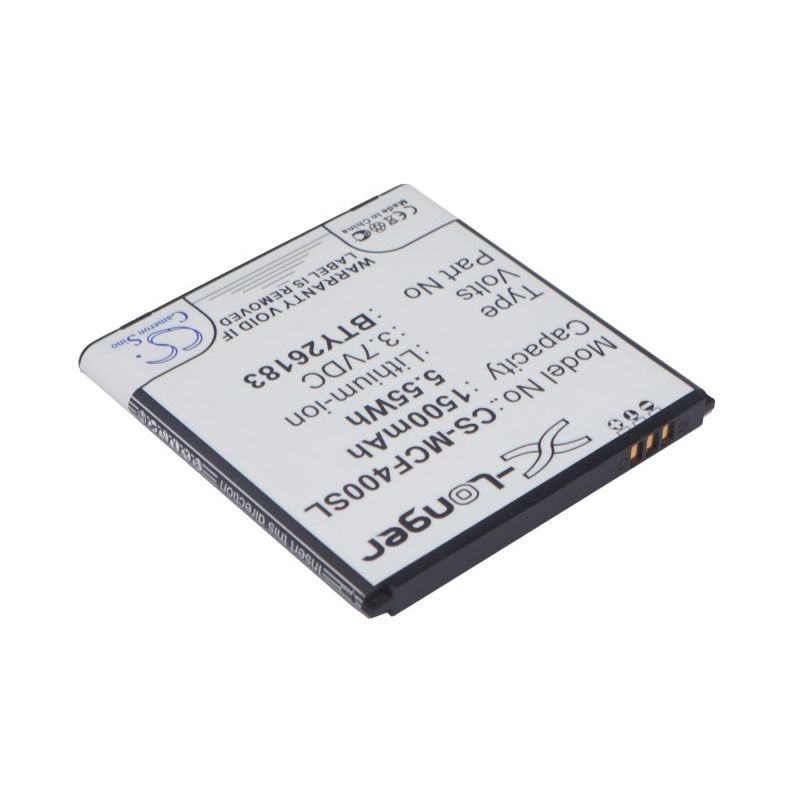 Li-ion Battery fits Mobistel, cynus f4, mt-7521b, mt-7521w 3.7V, 1500mAh Mobile & SmartPhone Cameron Sino Technology Limited