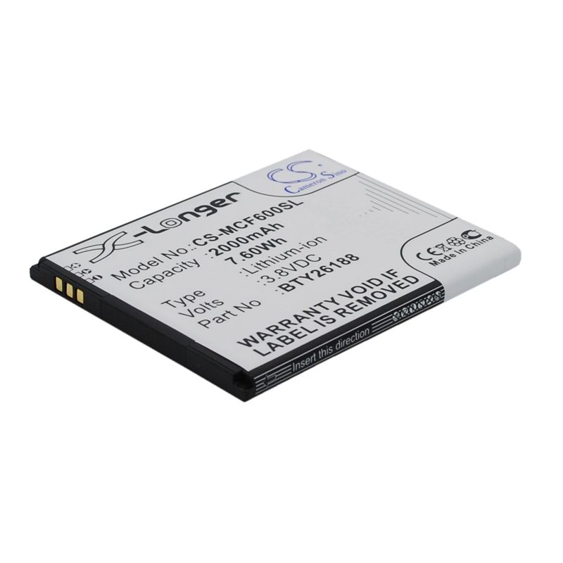 Li-ion Battery fits Mobistel, cynus f6, posh, e500a 3.8V, 2000mAh Mobile & SmartPhone Cameron Sino Technology Limited