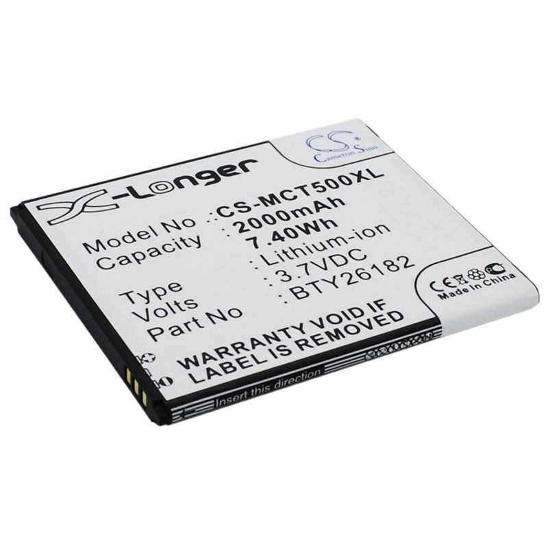 Li-ion Battery fits Mobistel, cynus t5, mt-9201b, mt-9201s 3.7V, 2000mAh Mobile & SmartPhone Cameron Sino Technology Limited