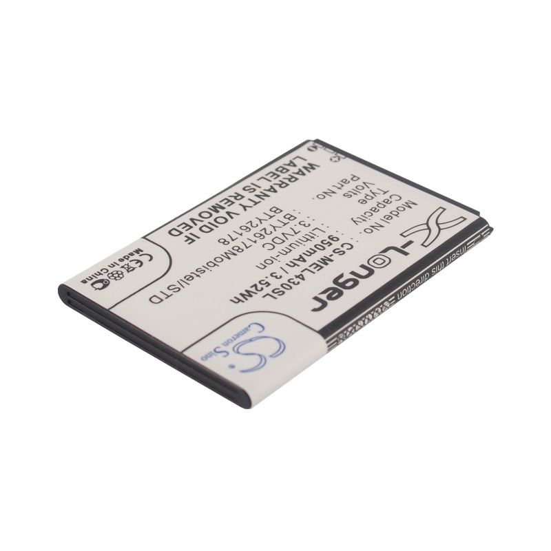 Li-ion Battery fits Mobistel, el430, el430 dual 3.7V, 950mAh Mobile & SmartPhone Cameron Sino Technology Limited