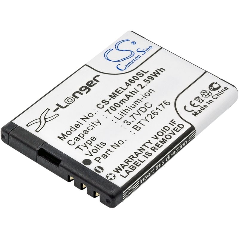 Li-ion Battery fits Mobistel, el460, el460 dual 3.7V, 700mAh Mobile & SmartPhone Cameron Sino Technology Limited