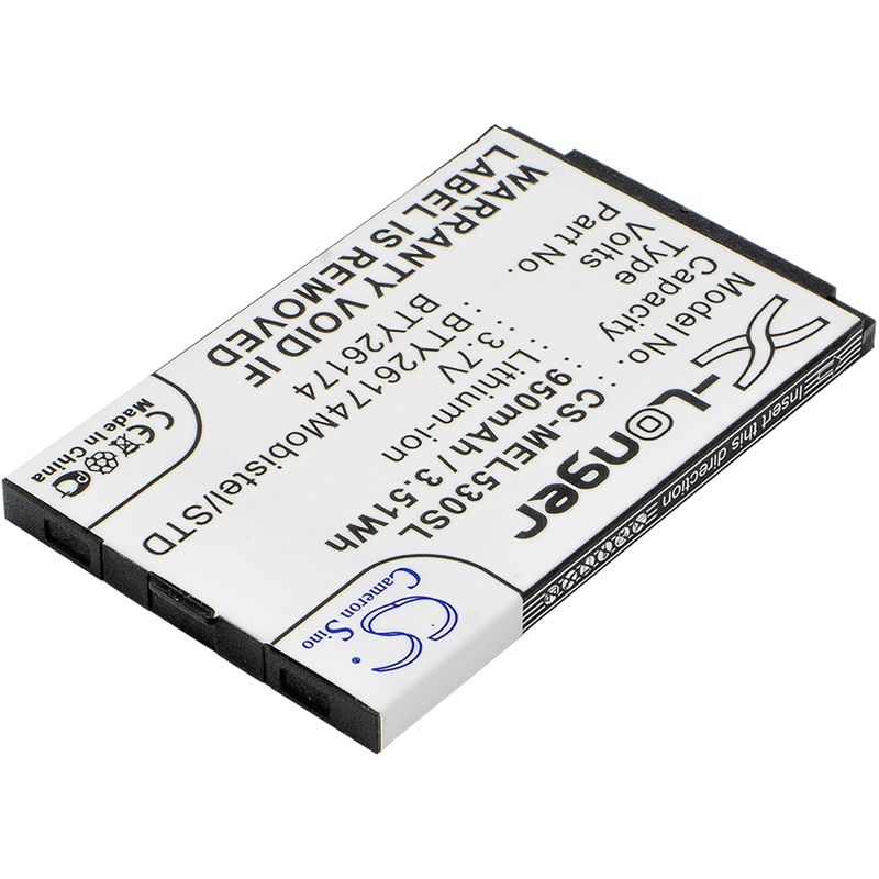 Li-ion Battery fits Mobistel, el530, el530 dual 3.7V, 950mAh Mobile & SmartPhone Cameron Sino Technology Limited