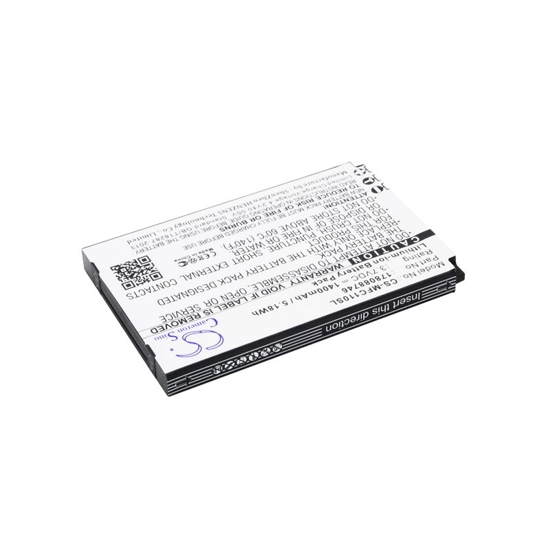Li-ion Battery fits Mobiwire, cygnus mini 3.7V, 1400mAh Mobile & SmartPhone Cameron Sino Technology Limited