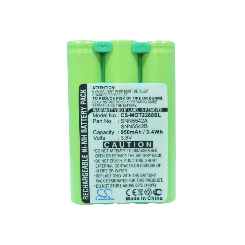 Ni-MH Battery fits Motorola,2297, m2090, t2088 3.6V, 800mAh Mobile & SmartPhone Cameron Sino Technology Limited