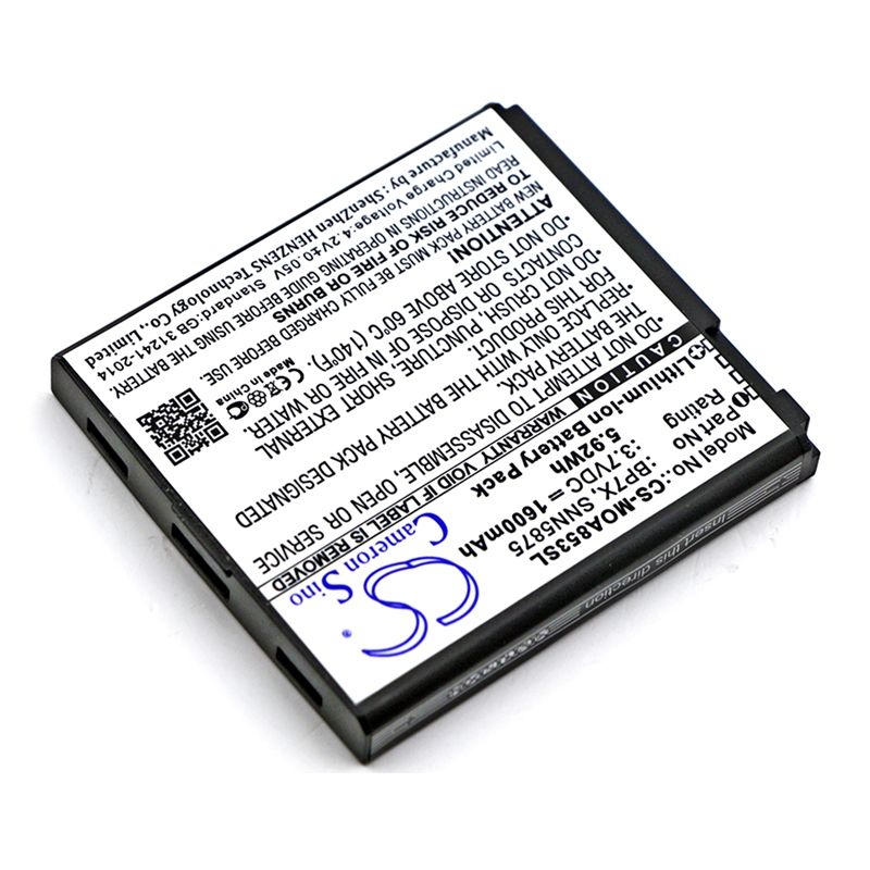 Li-ion Battery Fits Motorola, A855 Sholes Android, A954, A955 Droid 2 3.7v, 1600mah Mobile & SmartPhone Cameron Sino Technology Limited