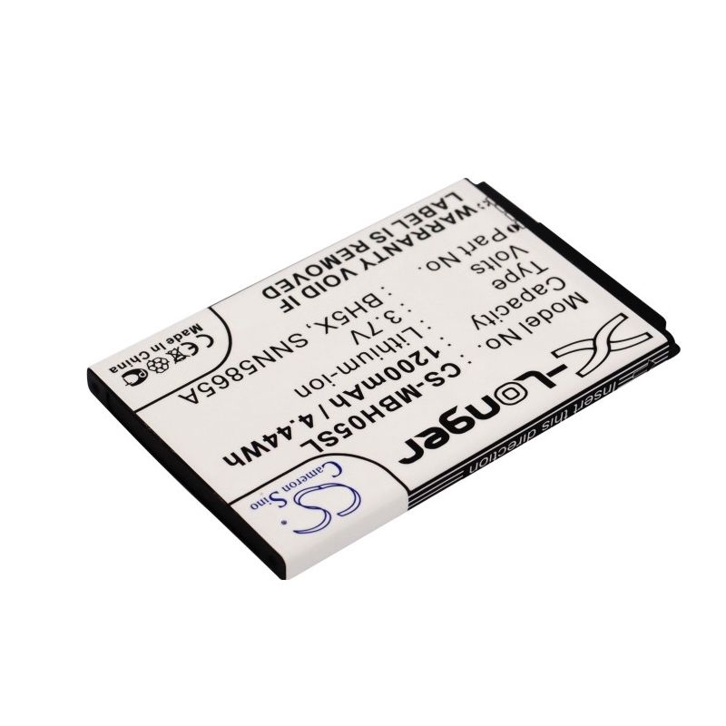 Li-ion Battery fits Motorola, daytona, droid x, droid x2 3.7V, 1200mAh Mobile & SmartPhone Cameron Sino Technology Limited