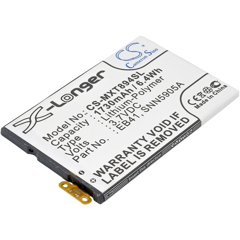 Li-Polymer Battery fits Motorola, droid 4, p893, p894 3.7V, 1730mAh Mobile & SmartPhone Cameron Sino Technology Limited