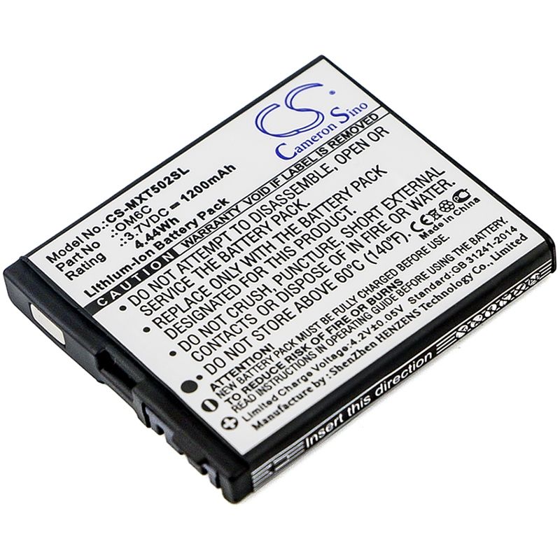 Li-ion Battery fits Motorola, greco, quench xt5, xt3 3.7V, 1200mAh Mobile & SmartPhone Cameron Sino Technology Limited