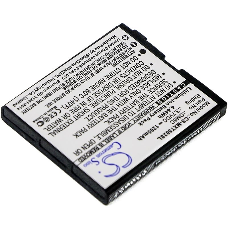 Li-ion Battery fits Motorola, greco, quench xt5, xt3 3.7V, 1200mAh Mobile & SmartPhone Cameron Sino Technology Limited