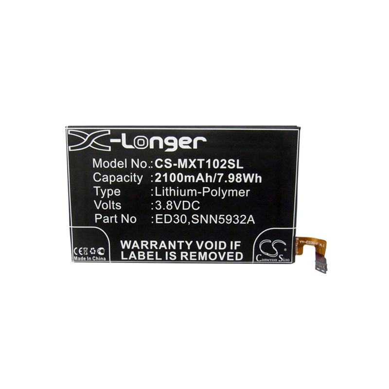 Li-polymer Battery Fits Motorola, Moto G, Moto G 2nd, Moto G 4g 3.8v, 2100mah Mobile & SmartPhone Cameron Sino Technology Limited