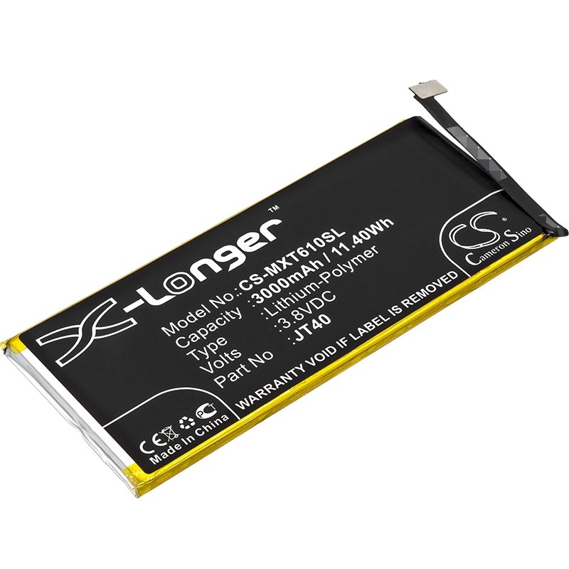 Li-Polymer Battery fits Motorola, moto g6 plus, xt1926-1, xt1926-2 3.8V, 3000mAh Mobile & SmartPhone Cameron Sino Technology Limited