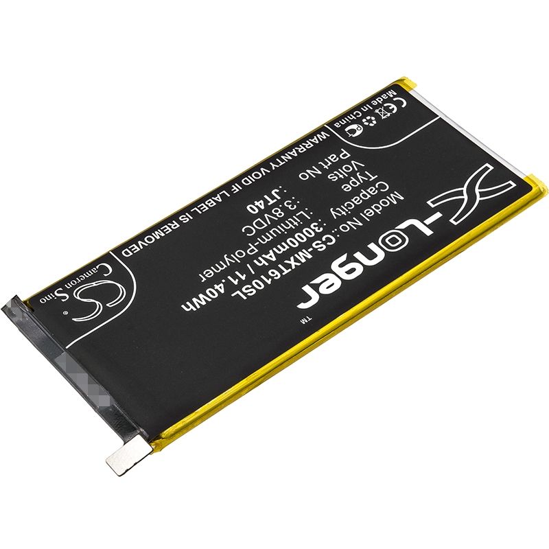 Li-Polymer Battery fits Motorola, moto g6 plus, xt1926-1, xt1926-2 3.8V, 3000mAh Mobile & SmartPhone Cameron Sino Technology Limited