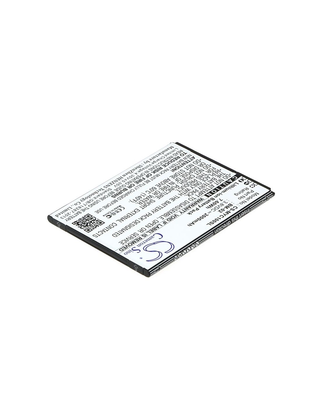 Li-ion Battery fits Myphone, cube 3.8V, 2000mAh Mobile & SmartPhone Cameron Sino Technology Limited