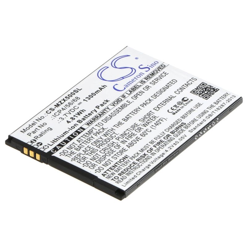 Li-ion Battery fits Navon, mizu x5 3.7V, 1300mAh Communications Cameron Sino Technology Limited (Suspended)