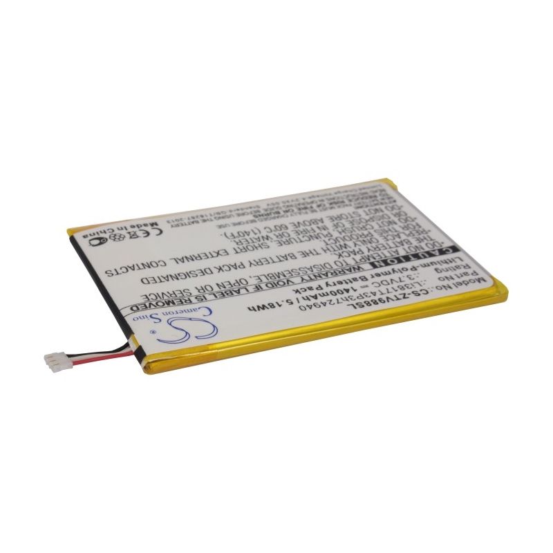 Li-Polymer Battery fits Net10, ntzez753g3p5p, paragon, paragon 4g 3.7V, 1400mAh Communications Cameron Sino Technology Limited (Suspended)