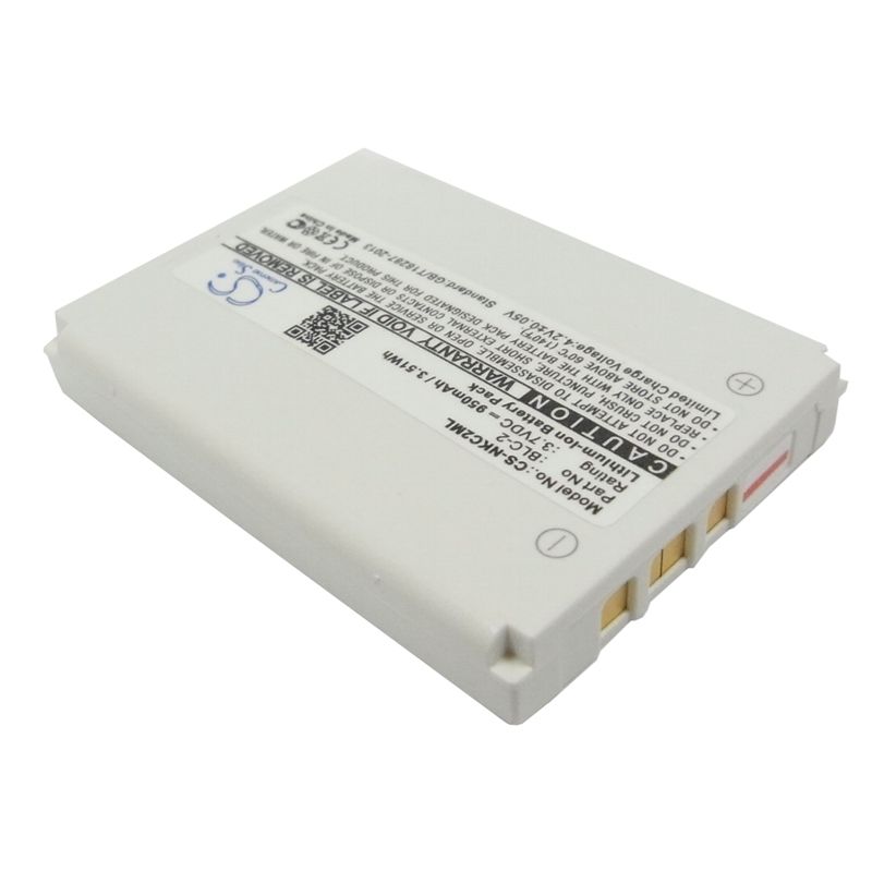 Li-ion Battery fits Nokia,1220,1221,1260 3.7V, 950mAh Mobile & SmartPhone Cameron Sino Technology Limited