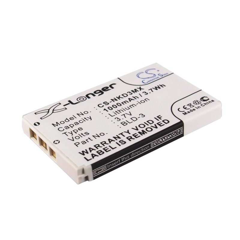 Li-ion Battery Fits Nokia,2100,3200,3205 3.7v, 1000mah Mobile & SmartPhone Cameron Sino Technology Limited