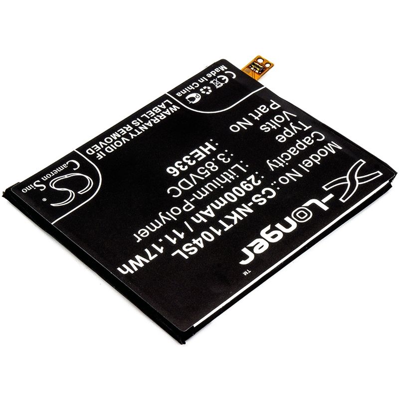 Li-Polymer Battery fits Nokia, 5 dual sim, 5 dual sim td-lte, 5 dual sim td-lte latam 3.85V, 2900mAh Mobile & SmartPhone Cameron Sino Technology Limited