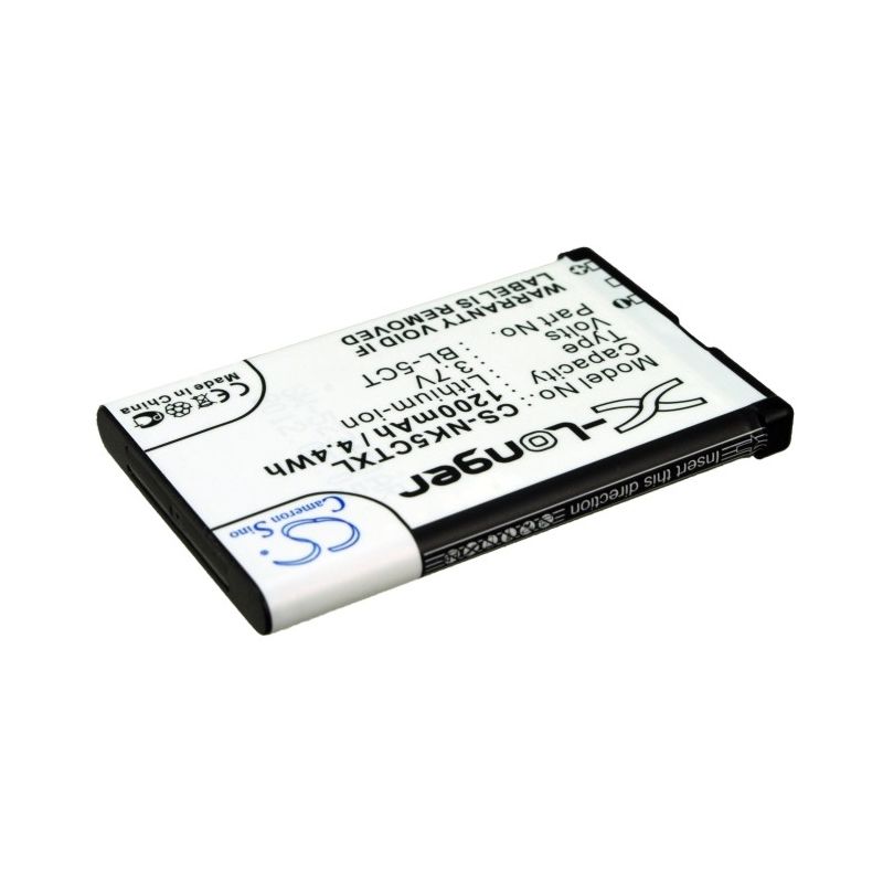 Li-ion Battery fits Nokia,5220, 5220 xpressmusic, 5630 xpressmusic 3.7V, 1200mAh Mobile & SmartPhone Cameron Sino Technology Limited
