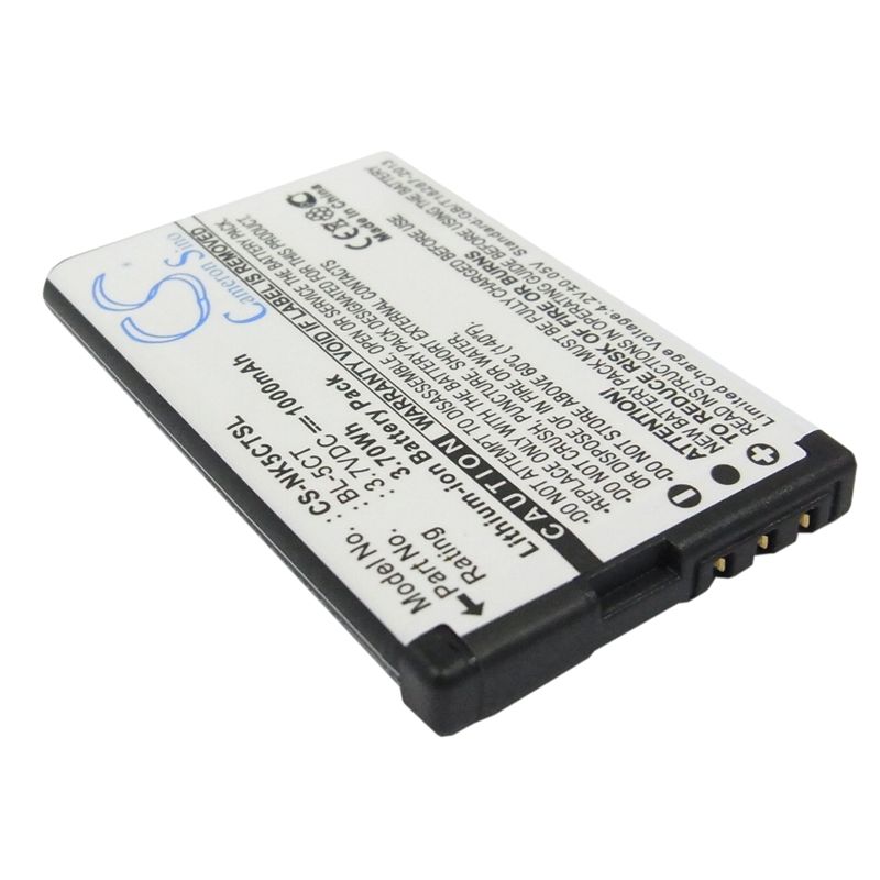 Li-ion Battery fits Nokia,5220, 5220 xpressmusic, 5630 xpressmusic 3.7V, 1000mAh Mobile & SmartPhone Cameron Sino Technology Limited