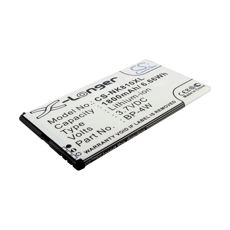 Li-ion Battery fits Nokia, lumia 810, lumia 822 3.7V, 1800mAh Mobile & SmartPhone Cameron Sino Technology Limited
