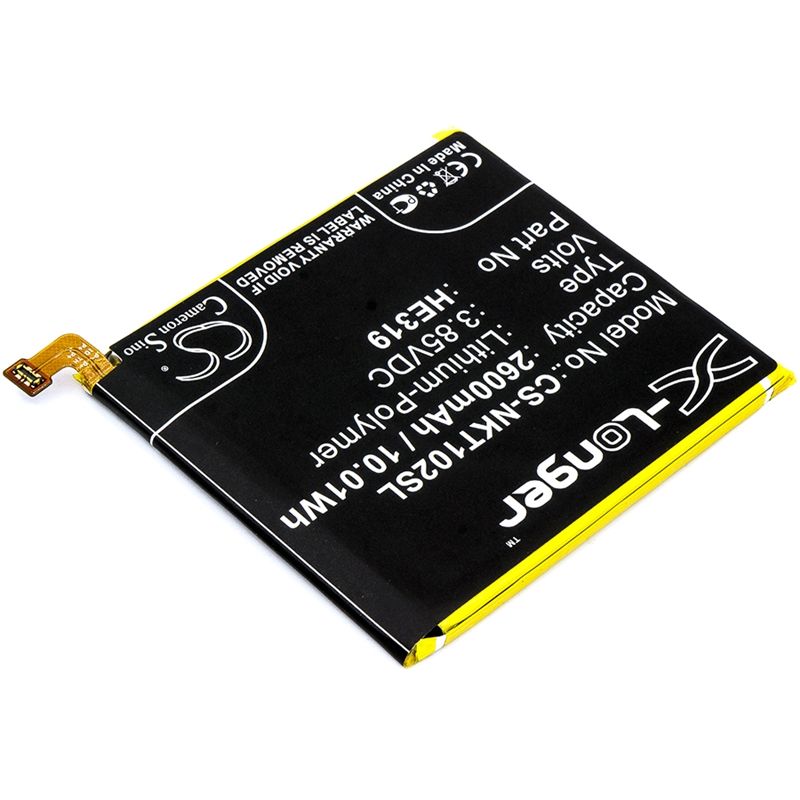 Li-Polymer Battery fits Nokia, nokia 3, ta-1020, ta-1028 3.85V, 2600mAh Mobile & SmartPhone Cameron Sino Technology Limited