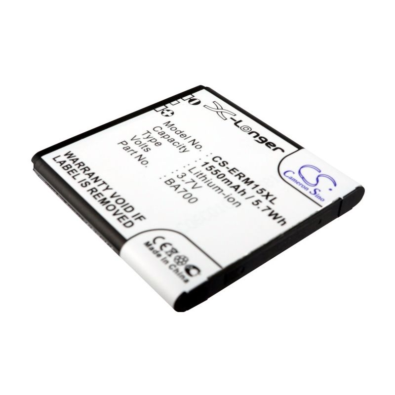 Li-ion Battery Fits Ntt Docomo, So-01c, So-05d, Sony Ericsson 3.7v, 1550mah Communications Cameron Sino Technology Limited