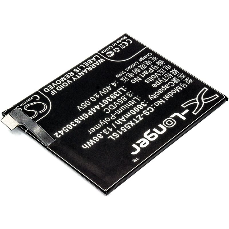 Li-Polymer Battery fits Nubia, m2, m2 dual sim, m2 dual sim td-lte 3.85V, 3600mAh Mobile & SmartPhone Cameron Sino Technology Limited