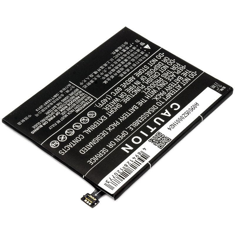 Li-polymer Battery Fits Nubia, Nx531, Nx531j, Z11 3.85v, 3000mah Mobile & SmartPhone Cameron Sino Technology Limited
