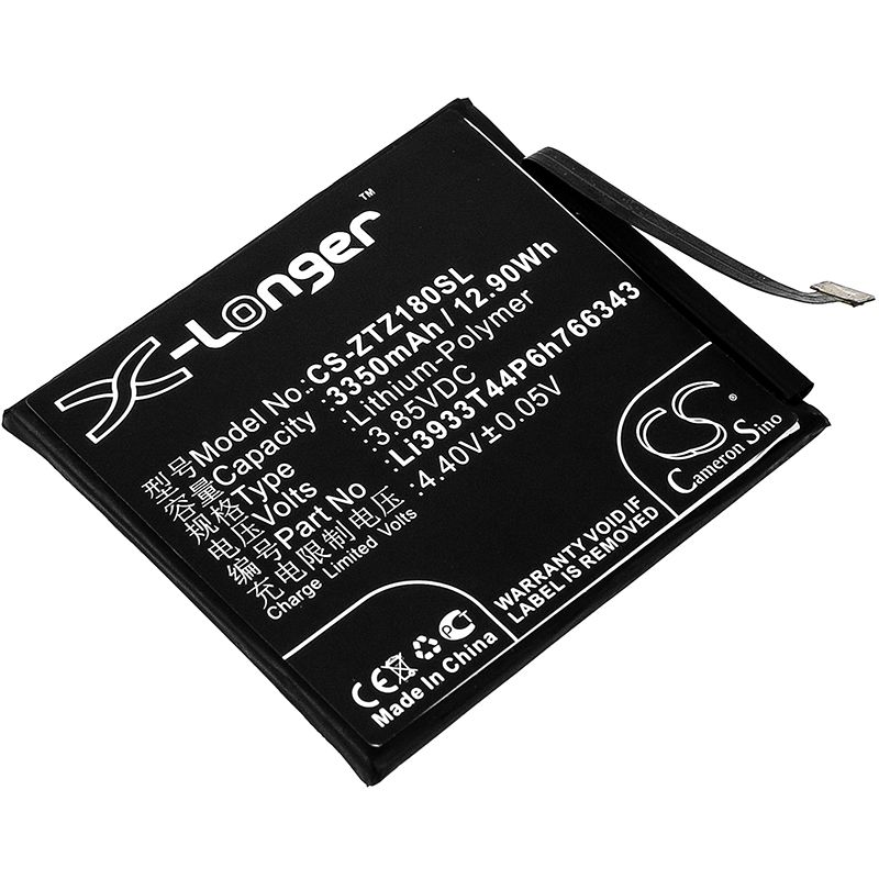 Li-Polymer Battery fits Nubia, nx611j, z18 mini dual sim, z18 mini dual sim td-lte 3.85V, 3350mAh Mobile & SmartPhone Cameron Sino Technology Limited