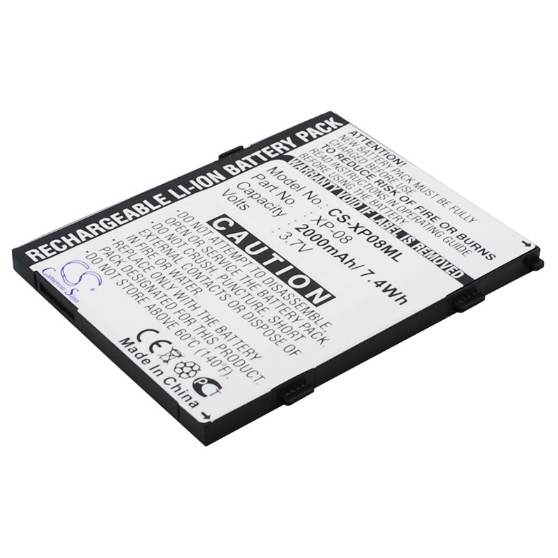 Li-ion Battery fits O2, xda flame 3.7V, 2000mAh Mobile & SmartPhone Cameron Sino Technology Limited