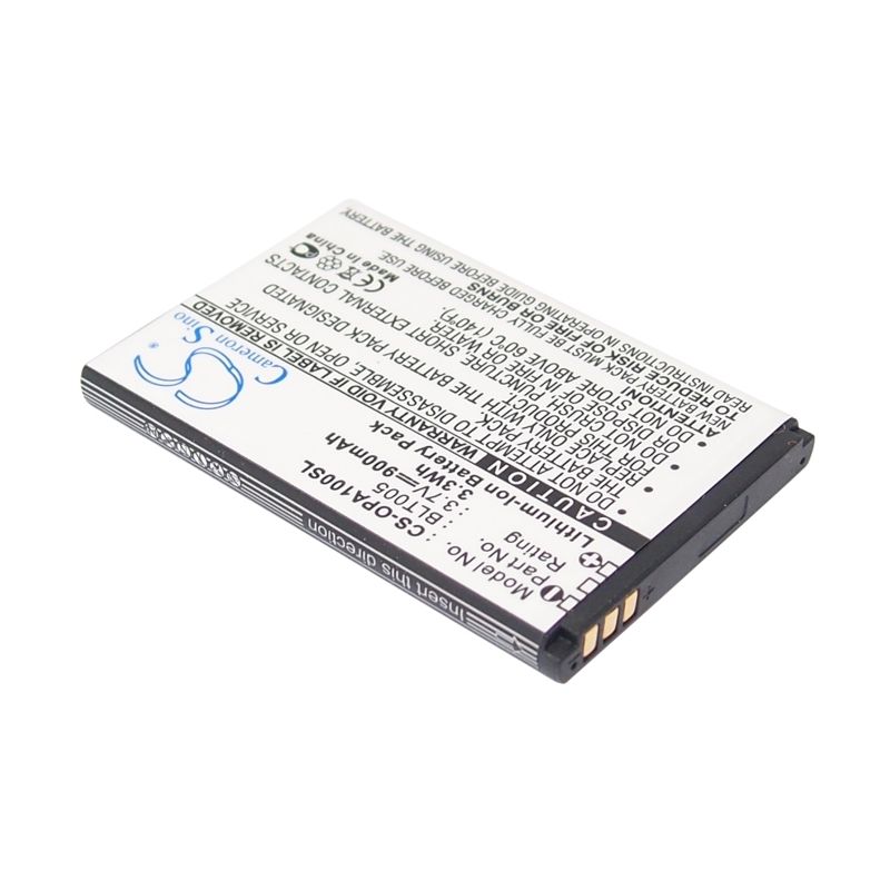 Li-ion Battery fits Oppo, a100, a103, a105 3.7V, 900mAh Communications Cameron Sino Technology Limited (Suspended)