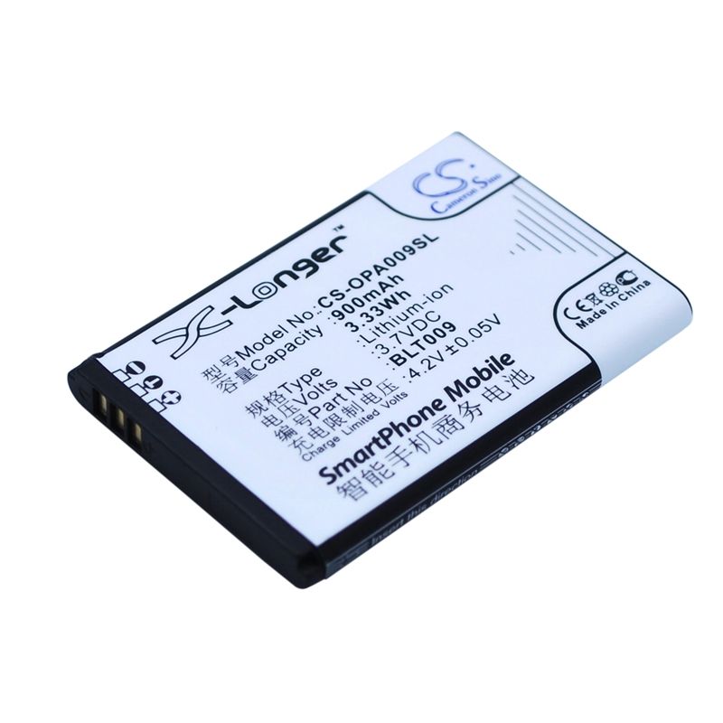Li-ion Battery fits Oppo, a90 3.7V, 900mAh Mobile & SmartPhone Cameron Sino Technology Limited