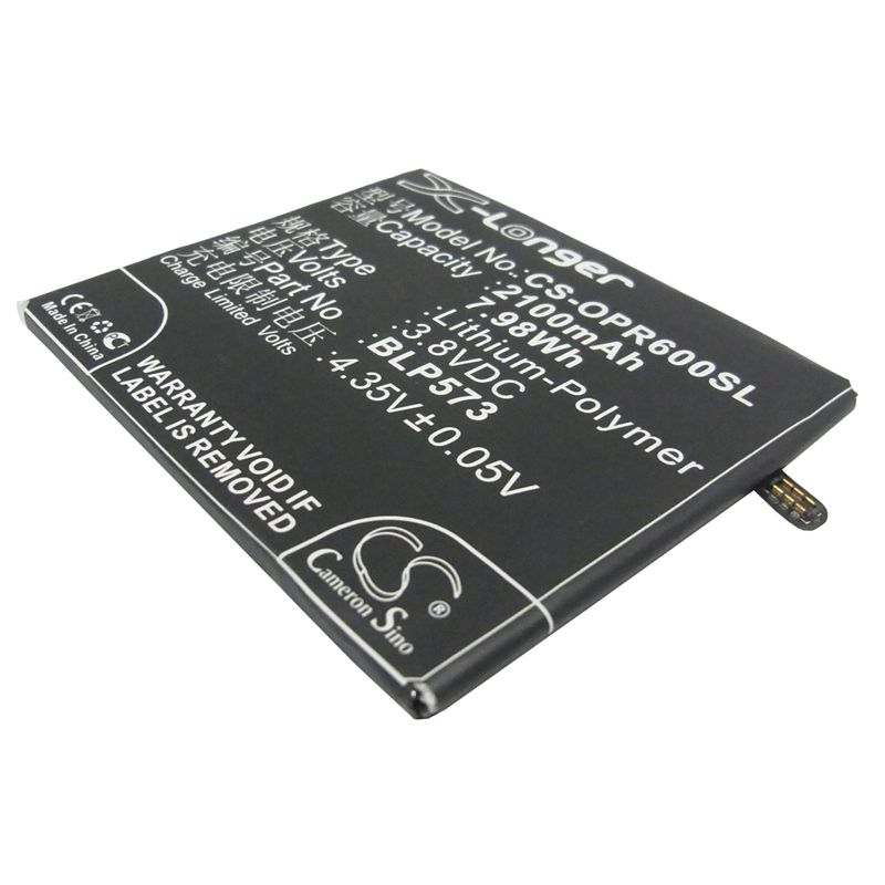 Li-Polymer Battery fits Oppo, n1 mini, n5111, n5116 3.8V, 2100mAh Mobile & SmartPhone Cameron Sino Technology Limited