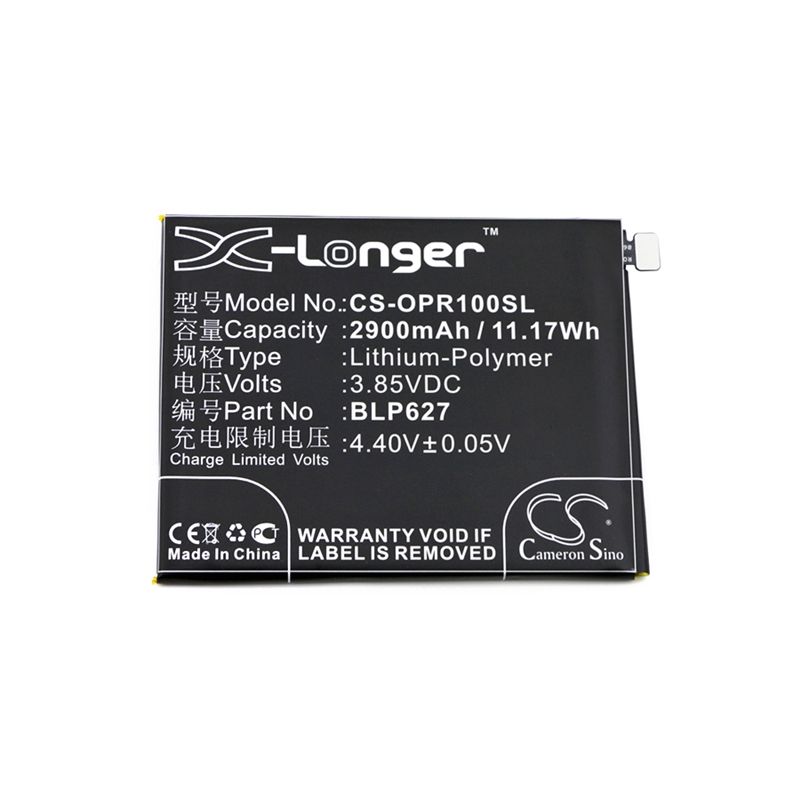 Li-Polymer Battery fits Oppo, r9sk 3.85V, 2900mAh Mobile & SmartPhone Cameron Sino Technology Limited (Suspended)