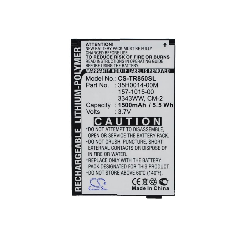 Li-Polymer Battery fits Palm, drucker, monk, treo 850 3.7V, 1500mAh Communications Cameron Sino Technology Limited (Suspended)