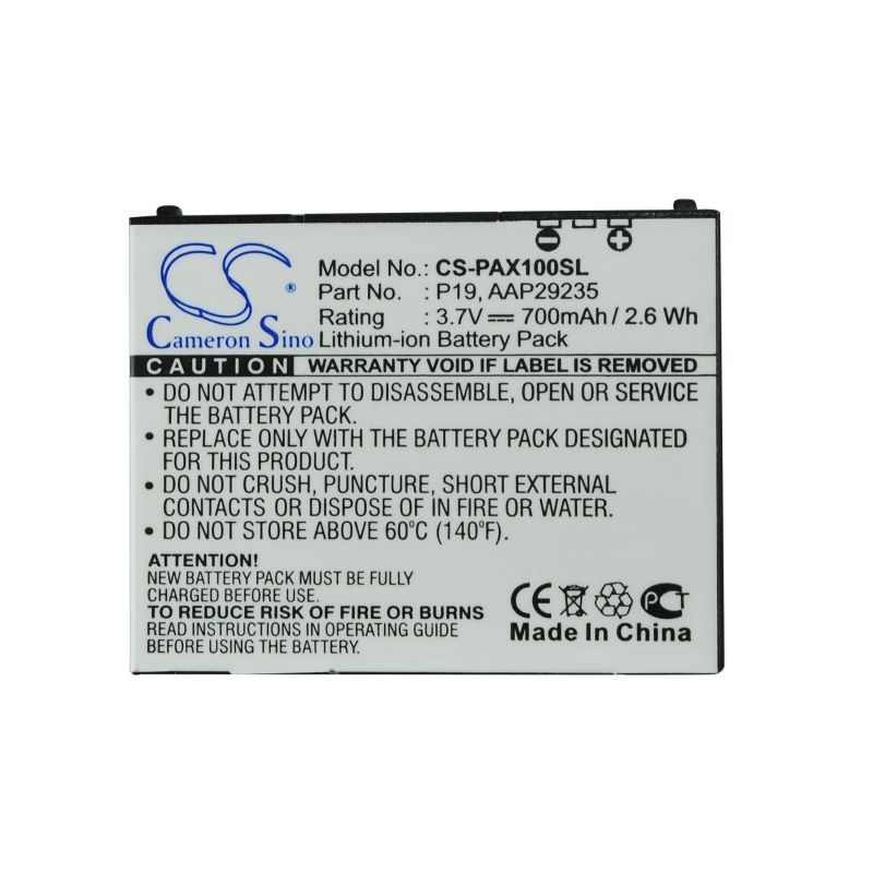 Li-ion Battery fits Panasonic, p-01a, p-02a, p-03a 3.7V, 700mAh Mobile & SmartPhone Cameron Sino Technology Limited