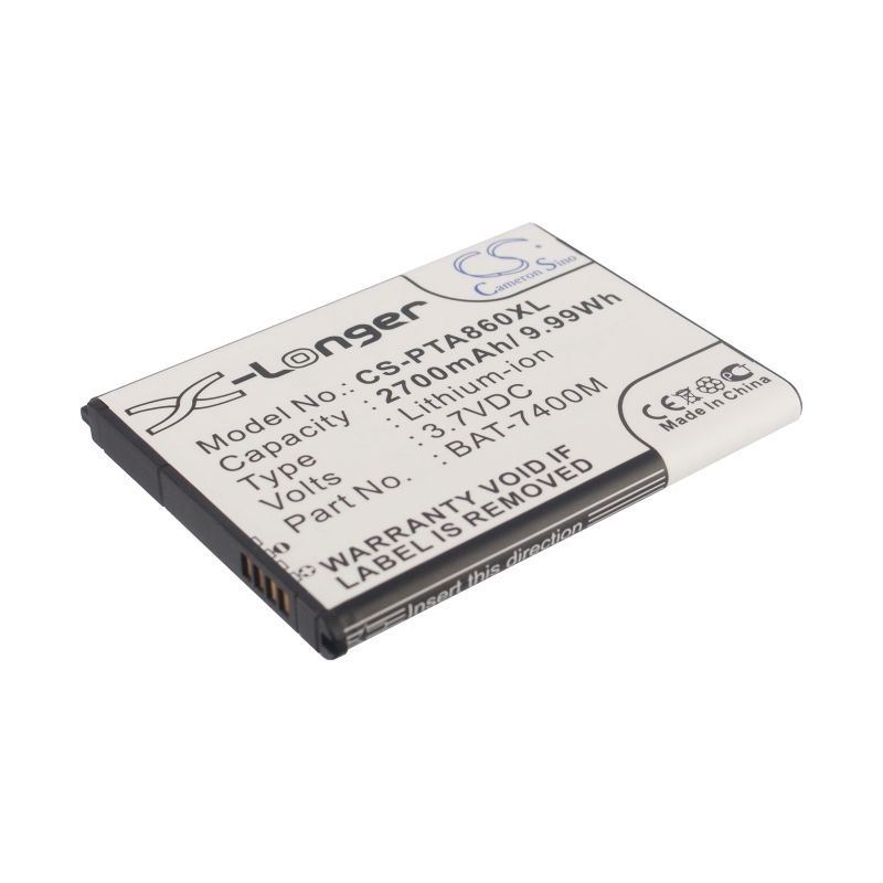 Li-ion Battery fits Pantech, a860s 4g, im-a860, im-a860k 3.7V, 2700mAh Mobile & SmartPhone Cameron Sino Technology Limited