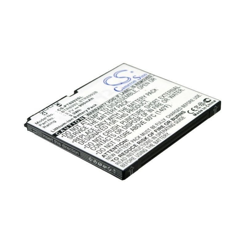 Li-ion Battery fits Pantech, cdm8992, cdm-8992, cdm8992vm 3.7V, 900mAh Mobile & SmartPhone Cameron Sino Technology Limited