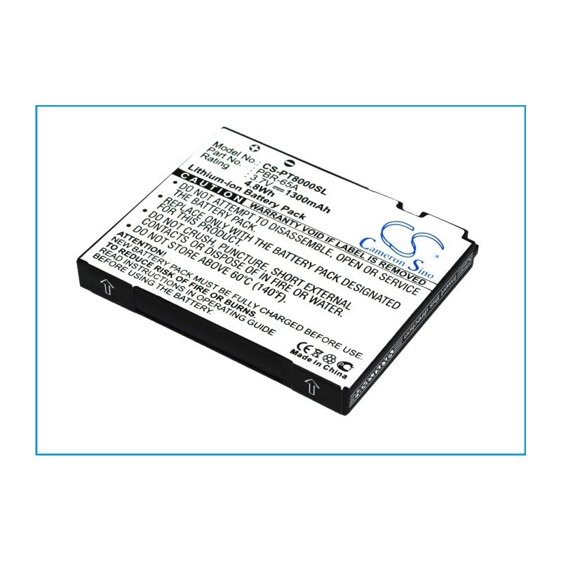 Li-ion Battery fits Pantech, crossover, p8000 3.7V, 1300mAh Mobile & SmartPhone Cameron Sino Technology Limited