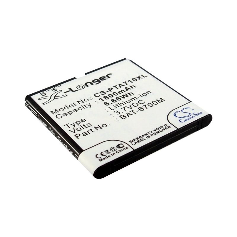 Li-ion Battery fits Pantech, im-a710, im-a710k, im-a730 3.7V, 1800mAh Mobile & SmartPhone Cameron Sino Technology Limited